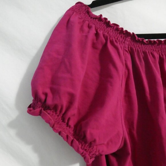 CROFT & BARROW Stretch | large | Women's Pink Blouse - Picture 9 of 16